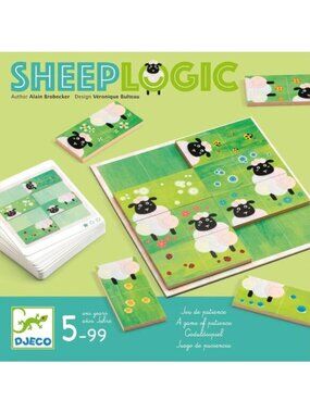 Djeco Wooden Sheep Logic Brain Teaser Game New In Box